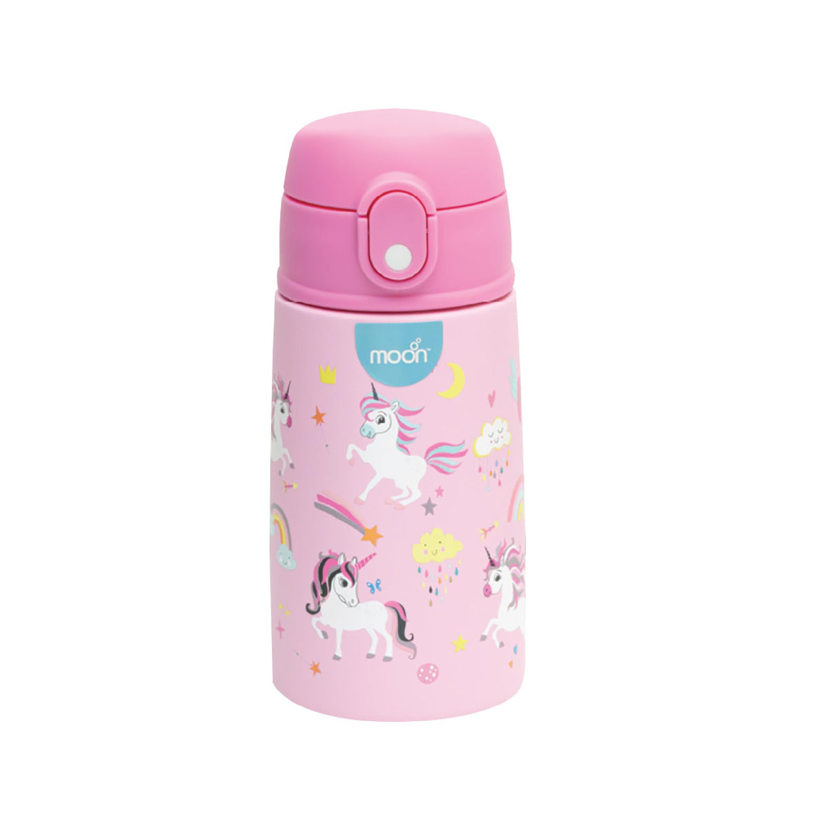 The Moon Brand Kids Insulated Water Bottle -BPA-Free, Leak-Proof Sipper Lid, Stainless Steel, Eco-Friendly, Keeps Drinks Cold or Hot for Hours,Ideal for School,Toddlers & Kids - Purple - The Moon Brand™