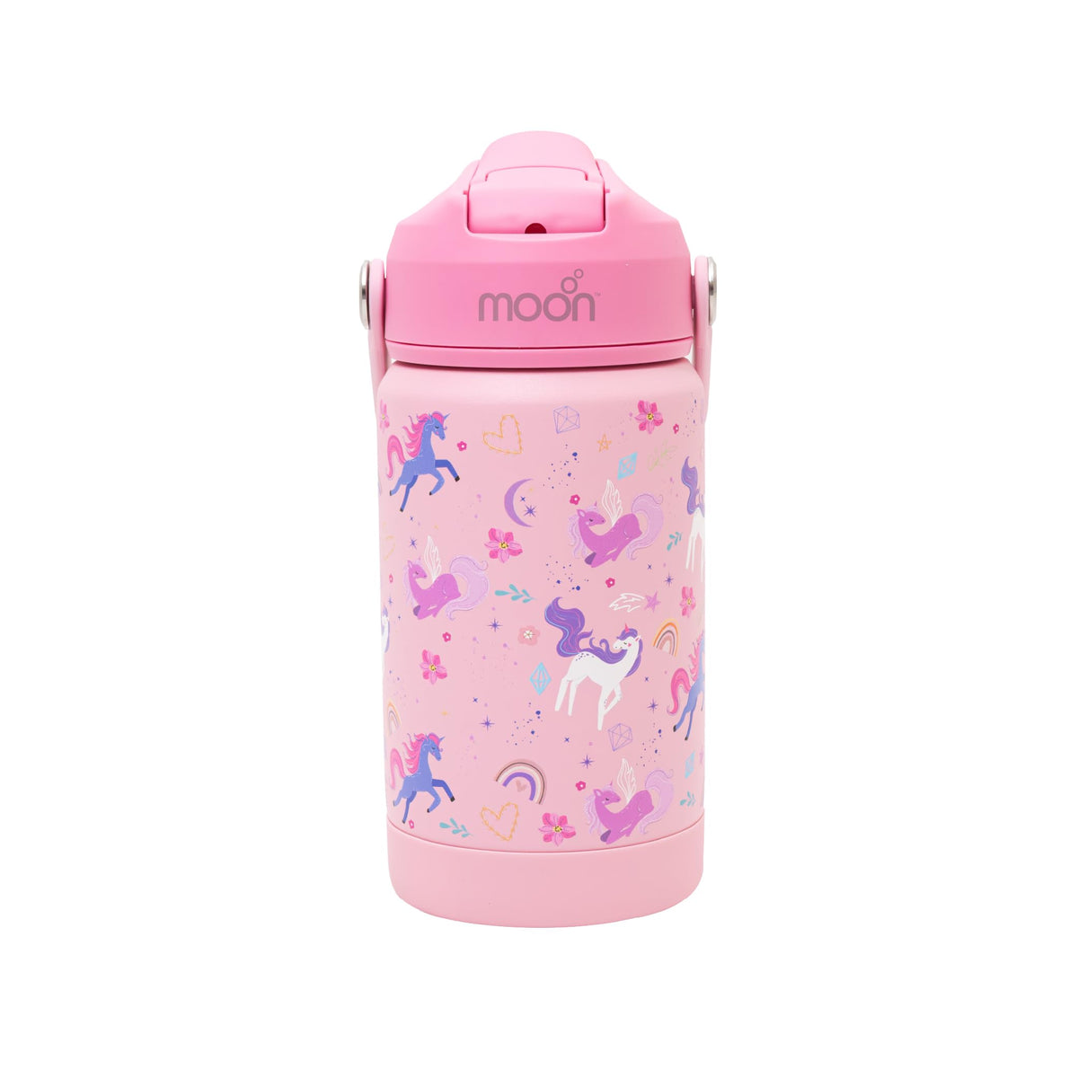 The Moon Brand Kids Insulated Water Bottle -BPA-Free, Leak-Proof Sipper Lid, Stainless Steel, Eco-Friendly, Keeps Drinks Cold or Hot for Hours,Ideal for School, Toddlers & Kids - Blue - The Moon Brand™
