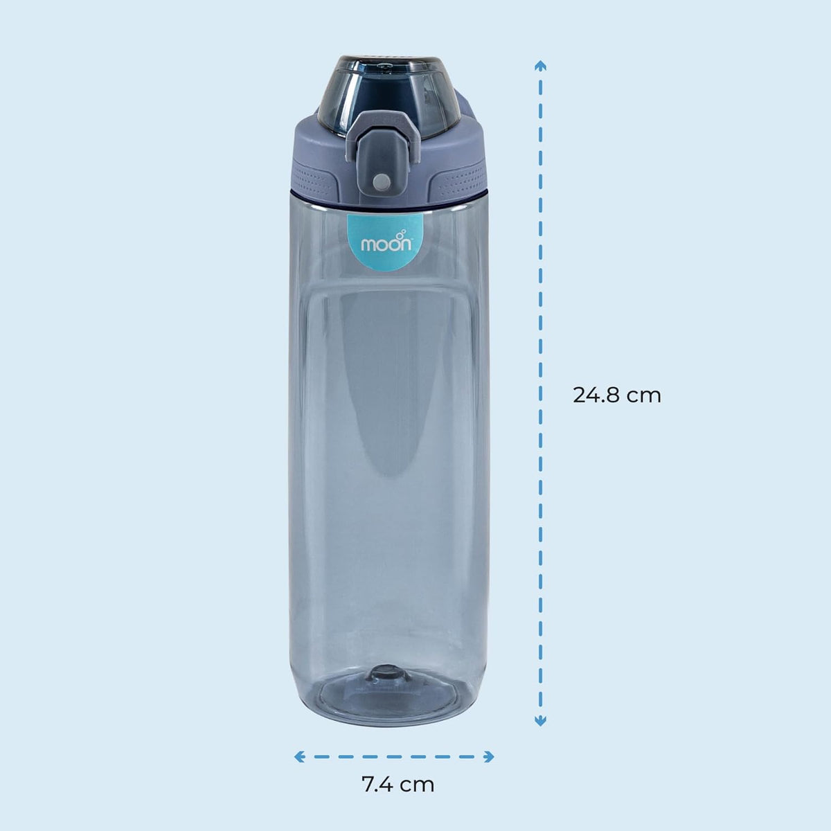 The Moon Brand Active Chug Bottle for Kids Portable 700ml Sippy Mug with Easy Sipping Spill Proof & Break Resistant BPA Free Dishwasher Safe- for All Kids- Blue - The Moon Brand™