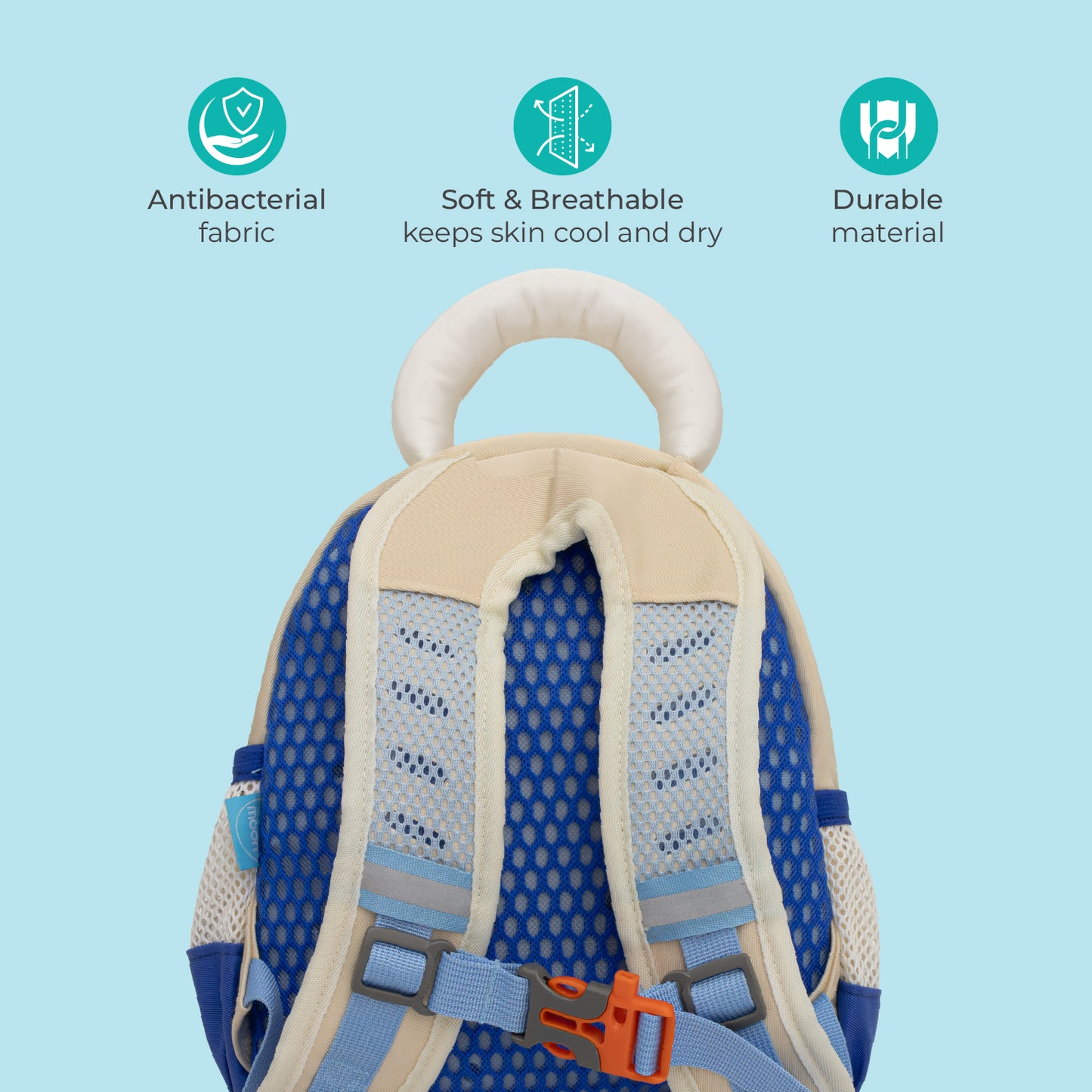MOON Kids Backpack – Comfy 3D Design,Padded Straps, Waterproof-Perfect for Preschool, Nursery, Snacks & Lunchbox-Panda