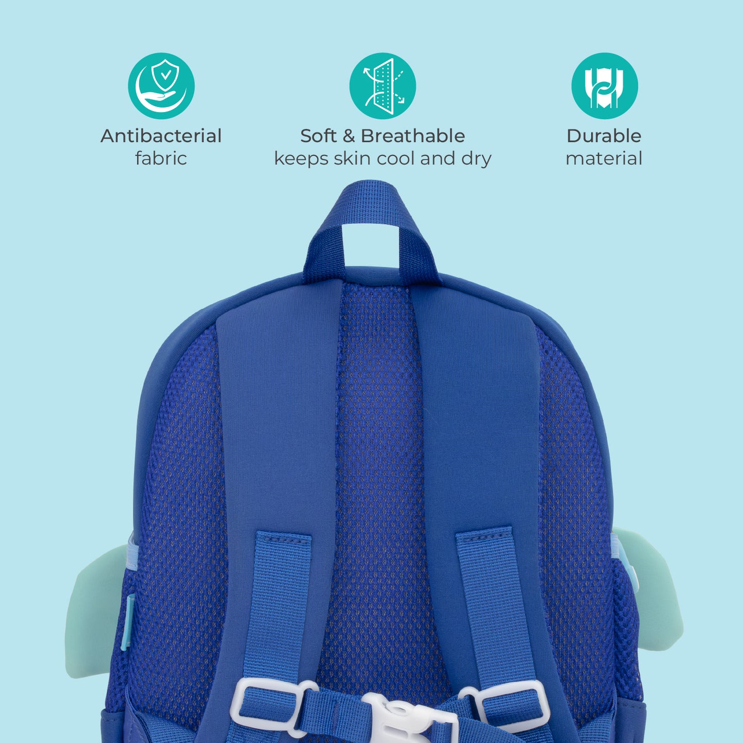 MOON Kids Backpack – Comfy 3D Design,Padded Straps, Waterproof-Perfect for Preschool, Nursery, Snacks & Lunchbox-Astronaut