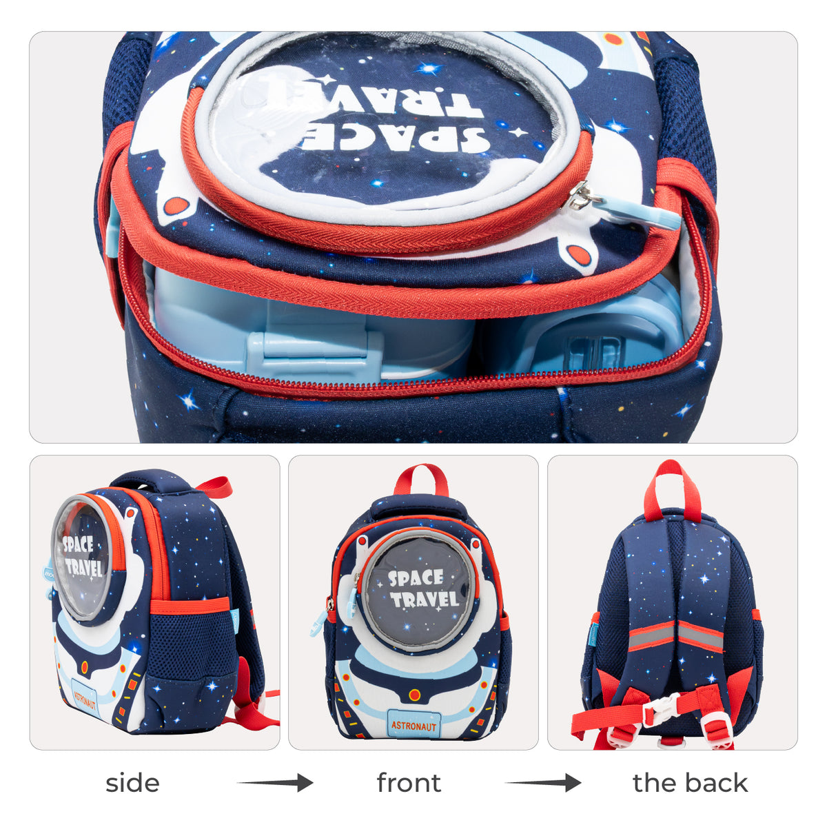 StarVoyager Kids Backpack: 3D Comfort & Waterproof - The Moon Brand™