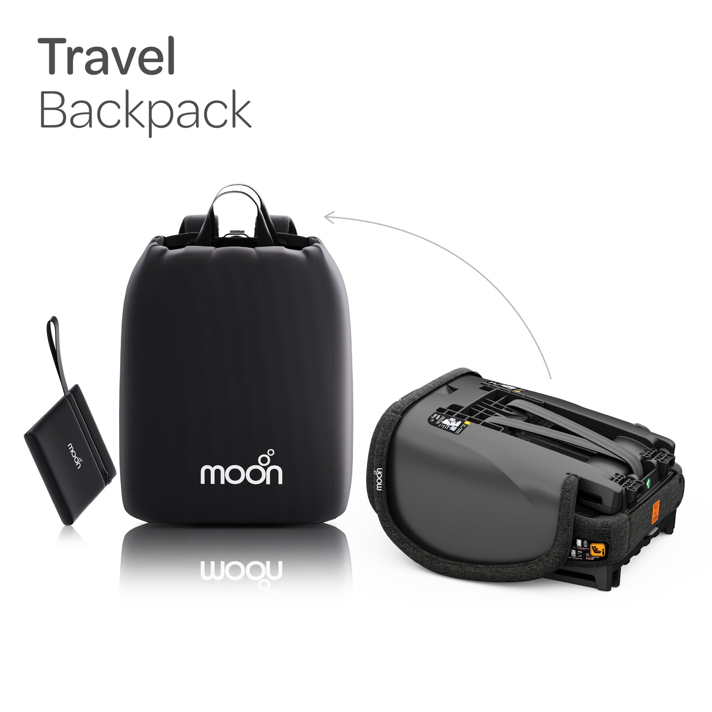MOON Folda Max ECE R129 i-Size Foldable Car Seat with ISOFIX & Top Tether