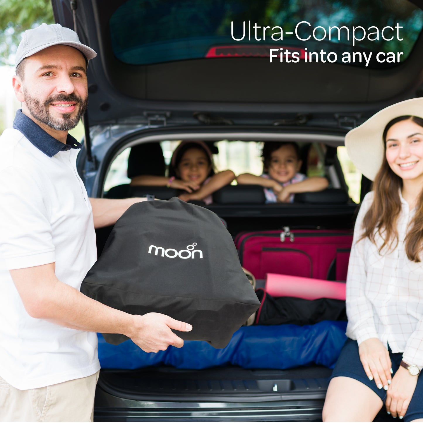 MOON Folda Max ECE R129 i-Size Foldable Car Seat with ISOFIX & Top Tether