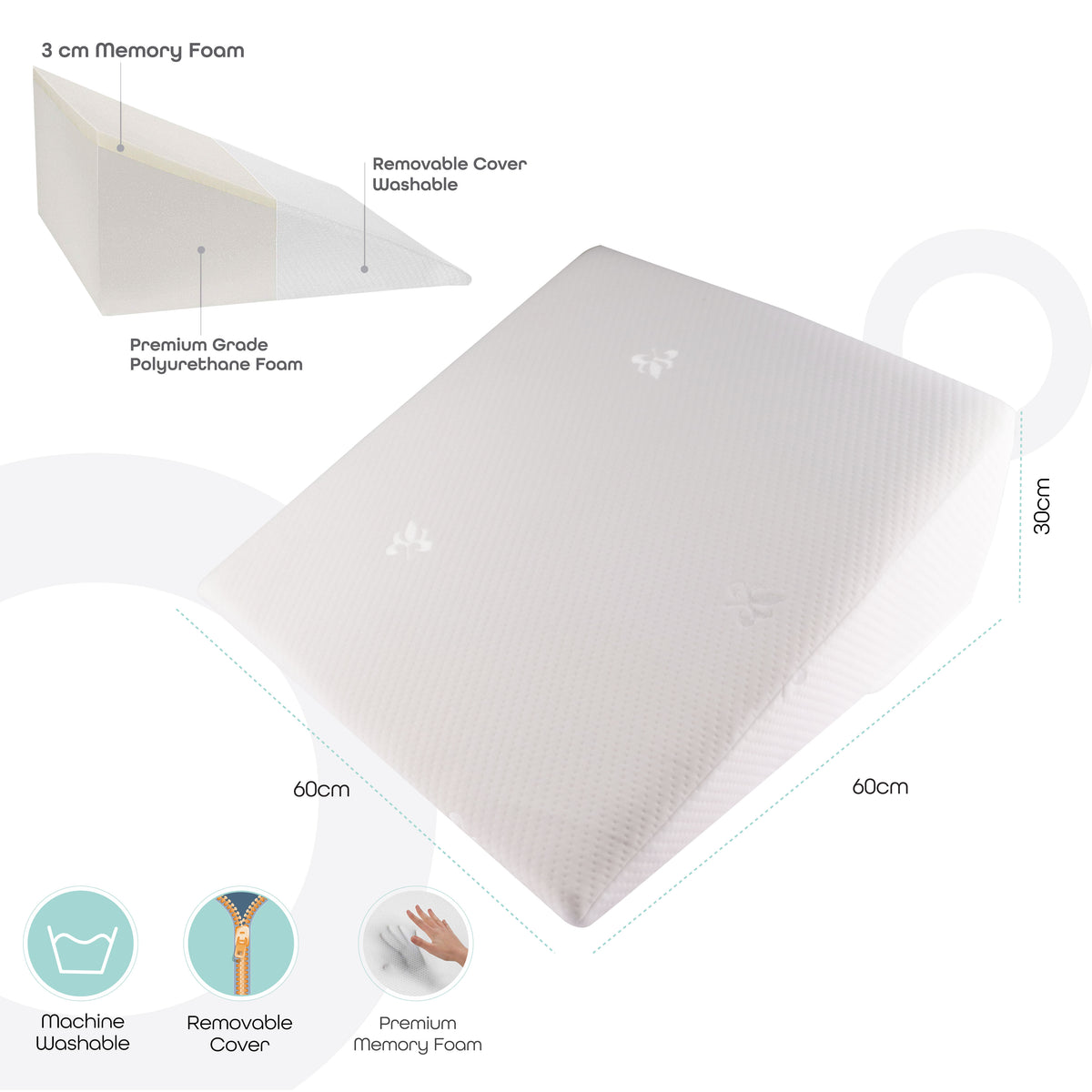 MOON Wedge Pillow — The Moon Brand product image