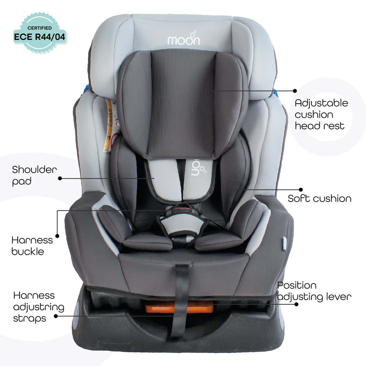 MOON Sumo Baby/Infant Car Seat / Back Seat Mirror / Back Seat Organizer - The Moon Brand™