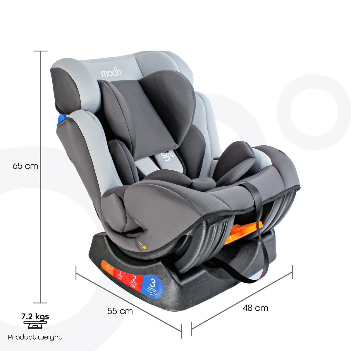 MOON Sumo Baby/Infant Car Seat / Back Seat Mirror / Back Seat Organizer - The Moon Brand™