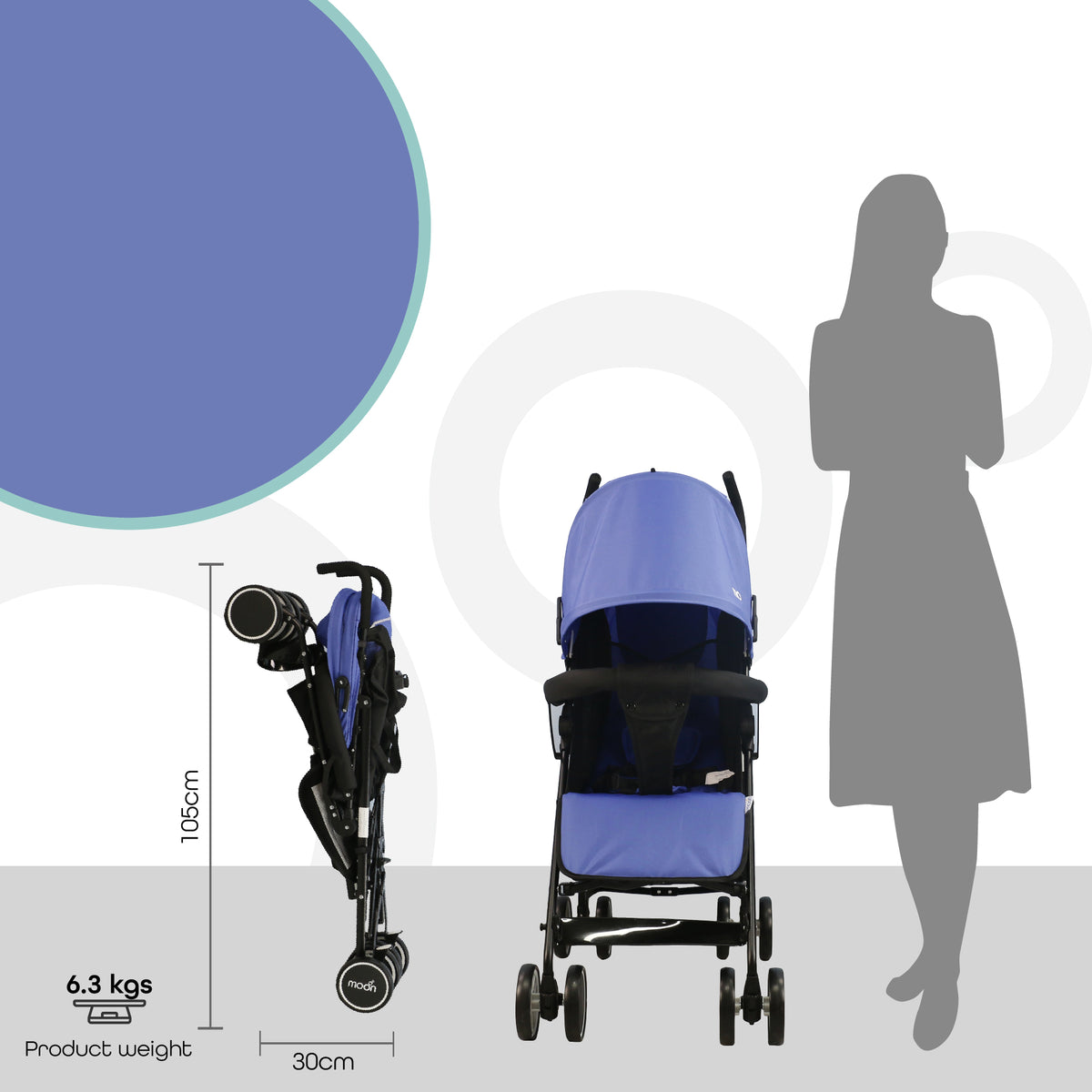 MOON Neo Plus Light Weight Travel Stroller - The Moon Brand™