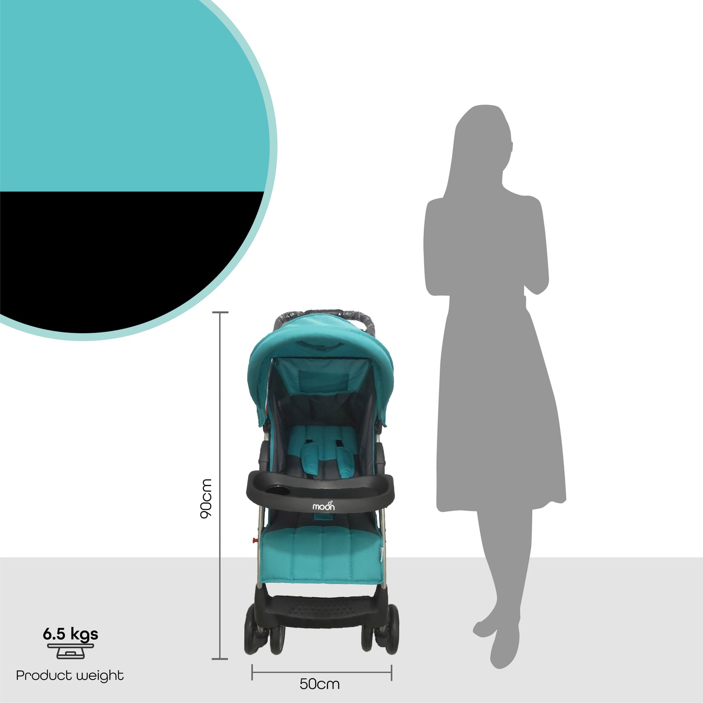 MOON - Bezik One Fold Stroller