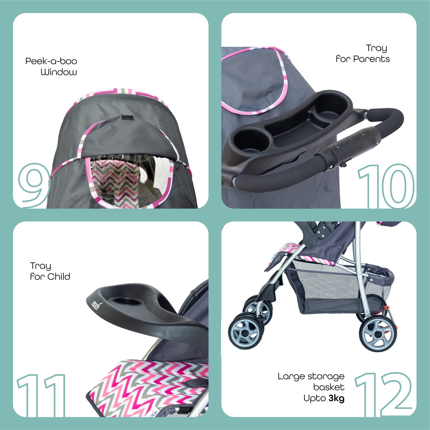 MOON Trek - One Fold Stroller