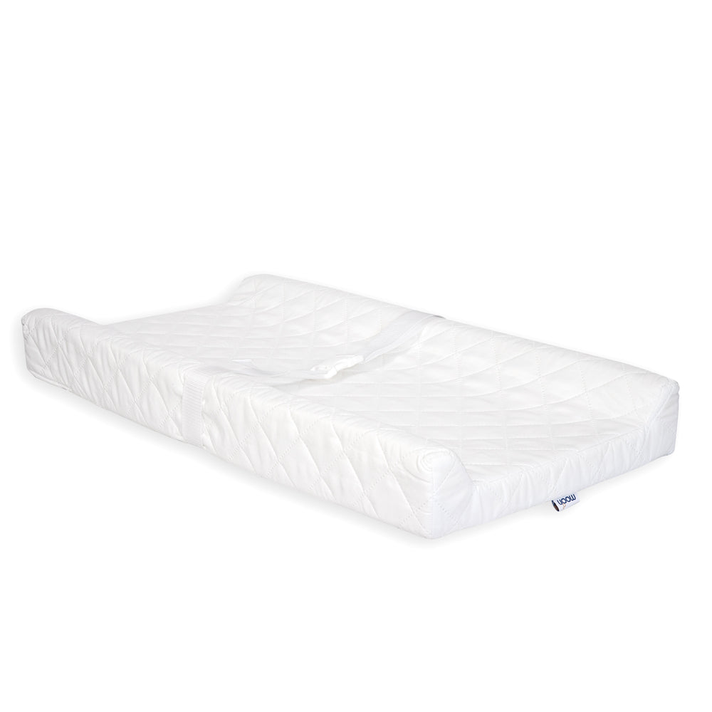 MOON 4 Sided Waterproof Diaper Changing Pad, 80Cm With Easy To Clean Cover Safety Strap, Fits All Standard Changing Tables/Dresser Tops - The Moon Brand™