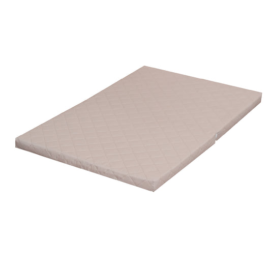 MOON Two fold Travel Cot Mattress - Beige