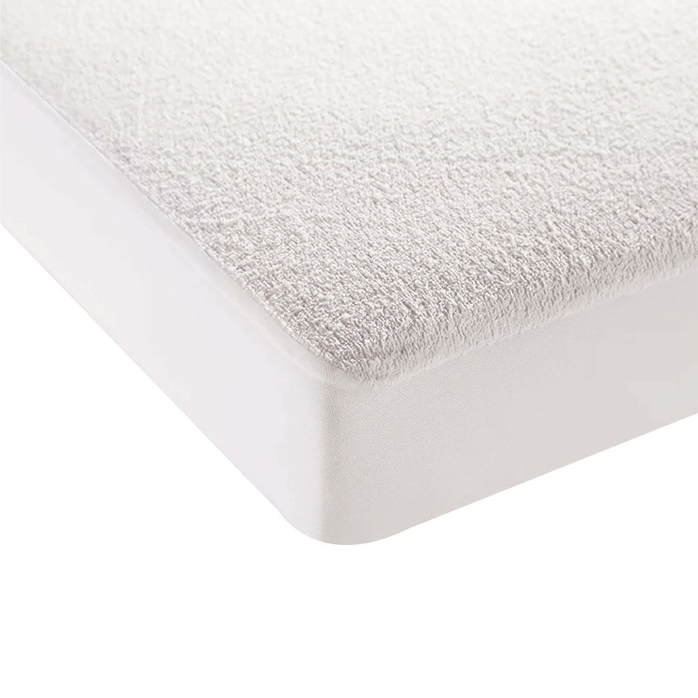 MOON Premium 100% Cotton Terry, Breathable Waterproof Mattress Protector sheet with Skirt fit - 120x60x10 cm - The Moon Brand™