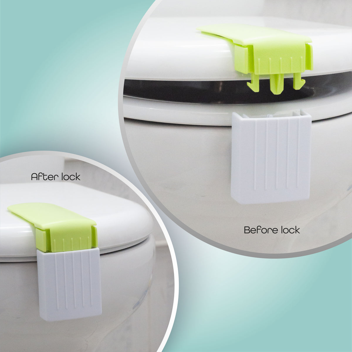 MOON Sequr Bed Rail - Pink / Corner Cushion Dual Wall / Toilet Latch - The Moon Brand™