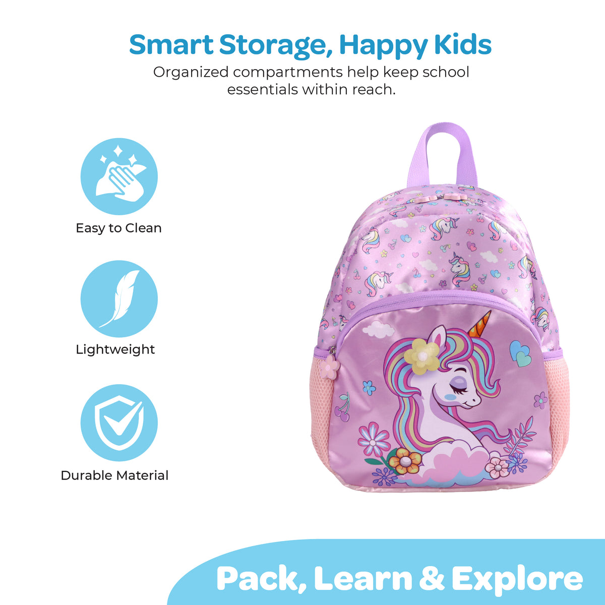 MOON UNICORN 3 in 1 Kids Backpack Set