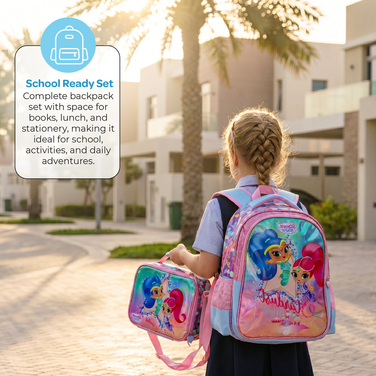 MOON SHIMMER & SHINE 3 in 1 Backpack Set