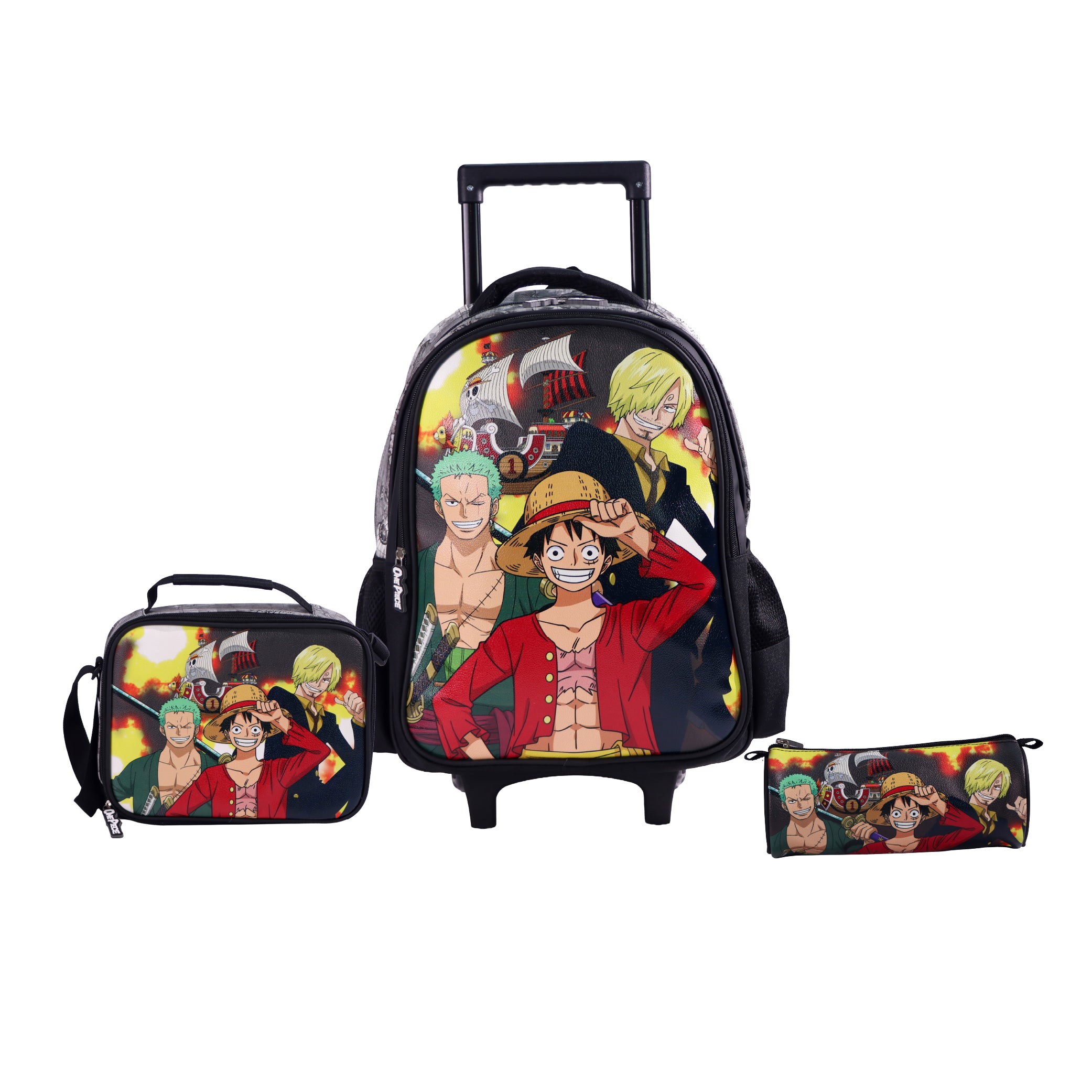 MOON Licensed One Piece 3 in 1 Kids Trolley Set