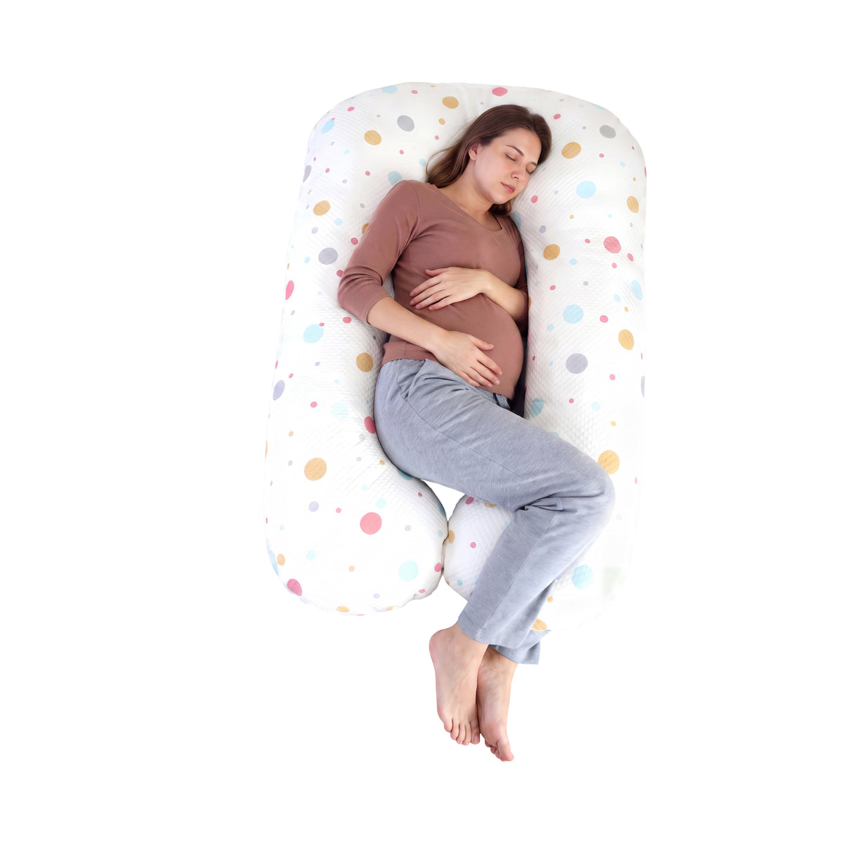 MOON Pregnancy Pillow – U-Shaped Full Body Maternity Support