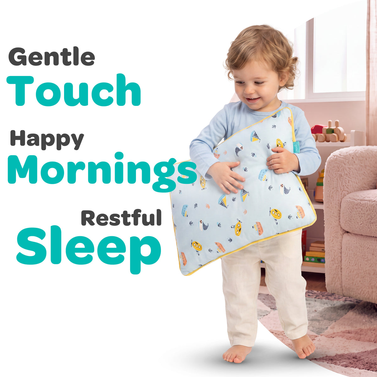 MOON Butter Cotton Toddler Pillow
