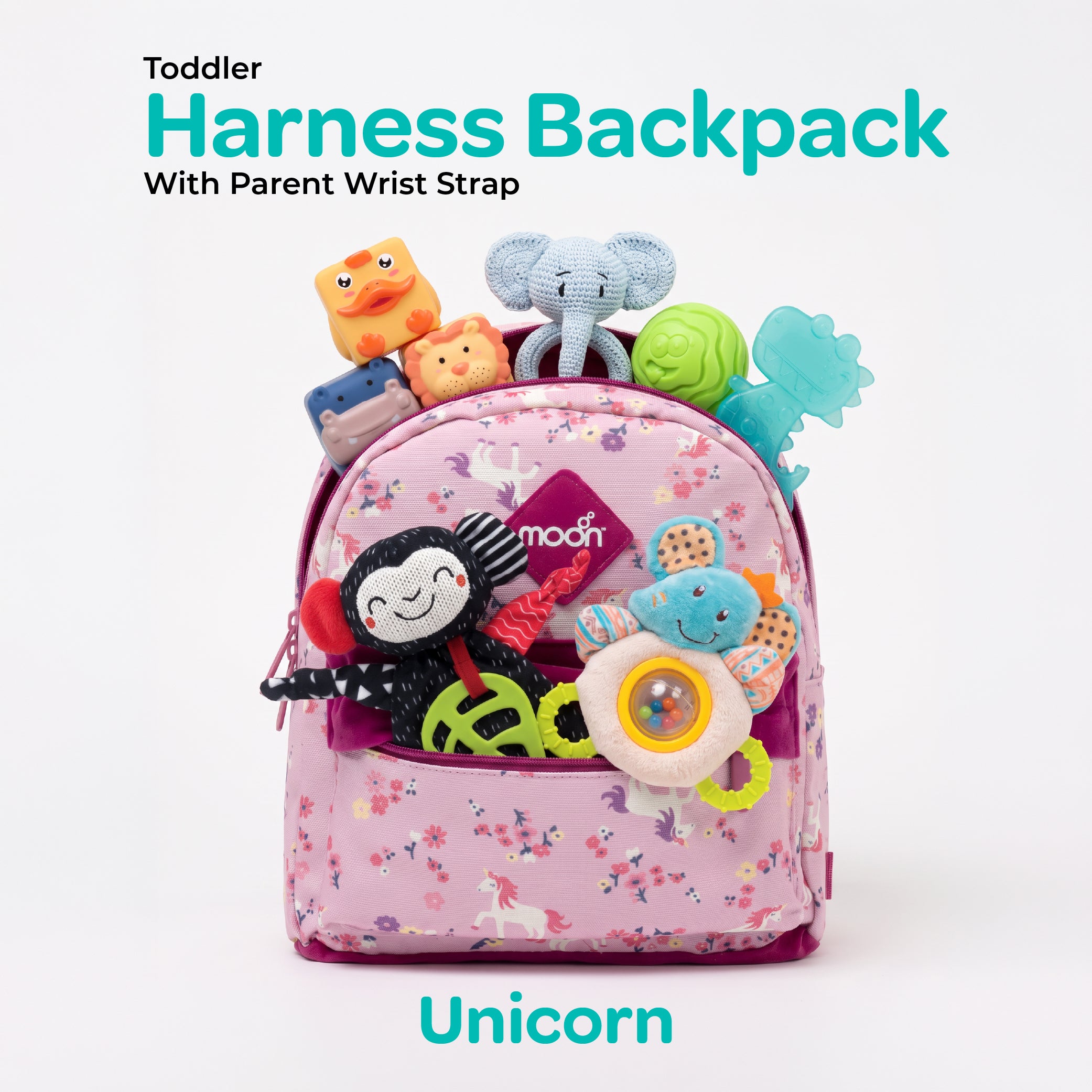 MOON Toddler Harness Backpack with Safety Tether