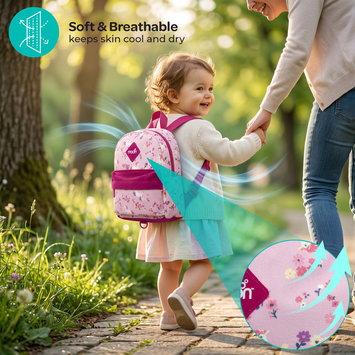 MOON Toddler Harness Backpack with Safety Tether