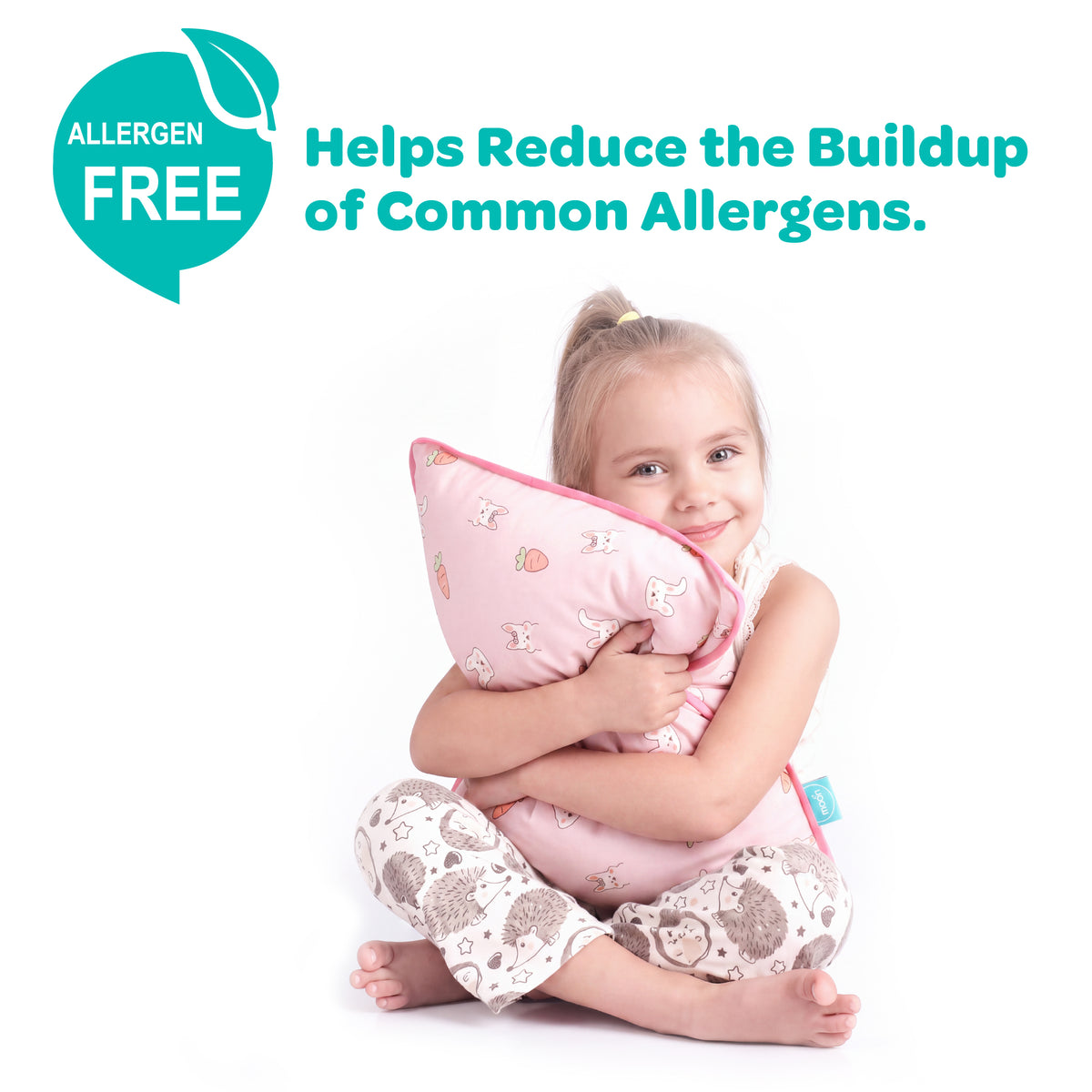 MOON Bamboo Toddler Pillow – Soft Cotton Kids Pillow