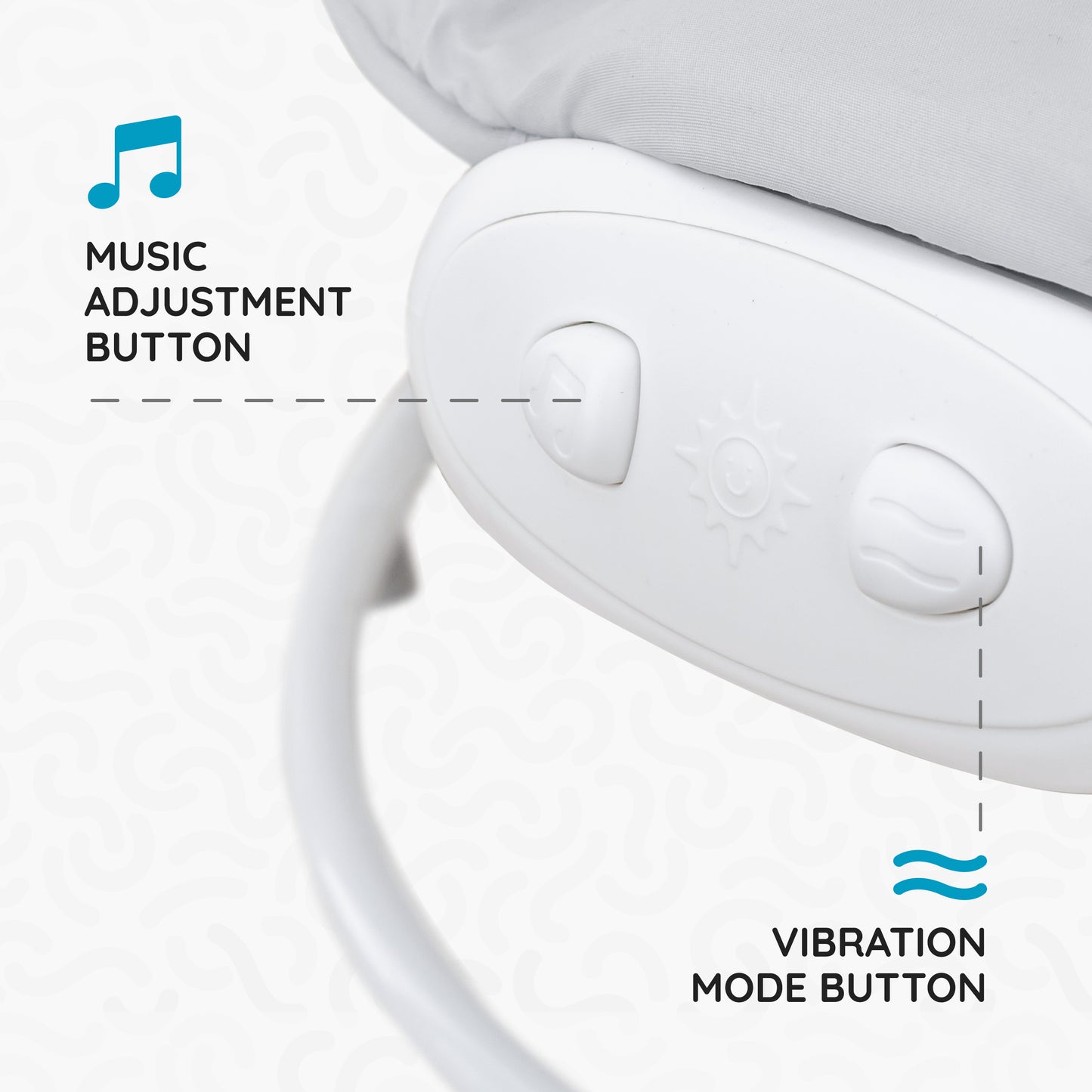 MOON Hopper Baby Bouncer - Blue