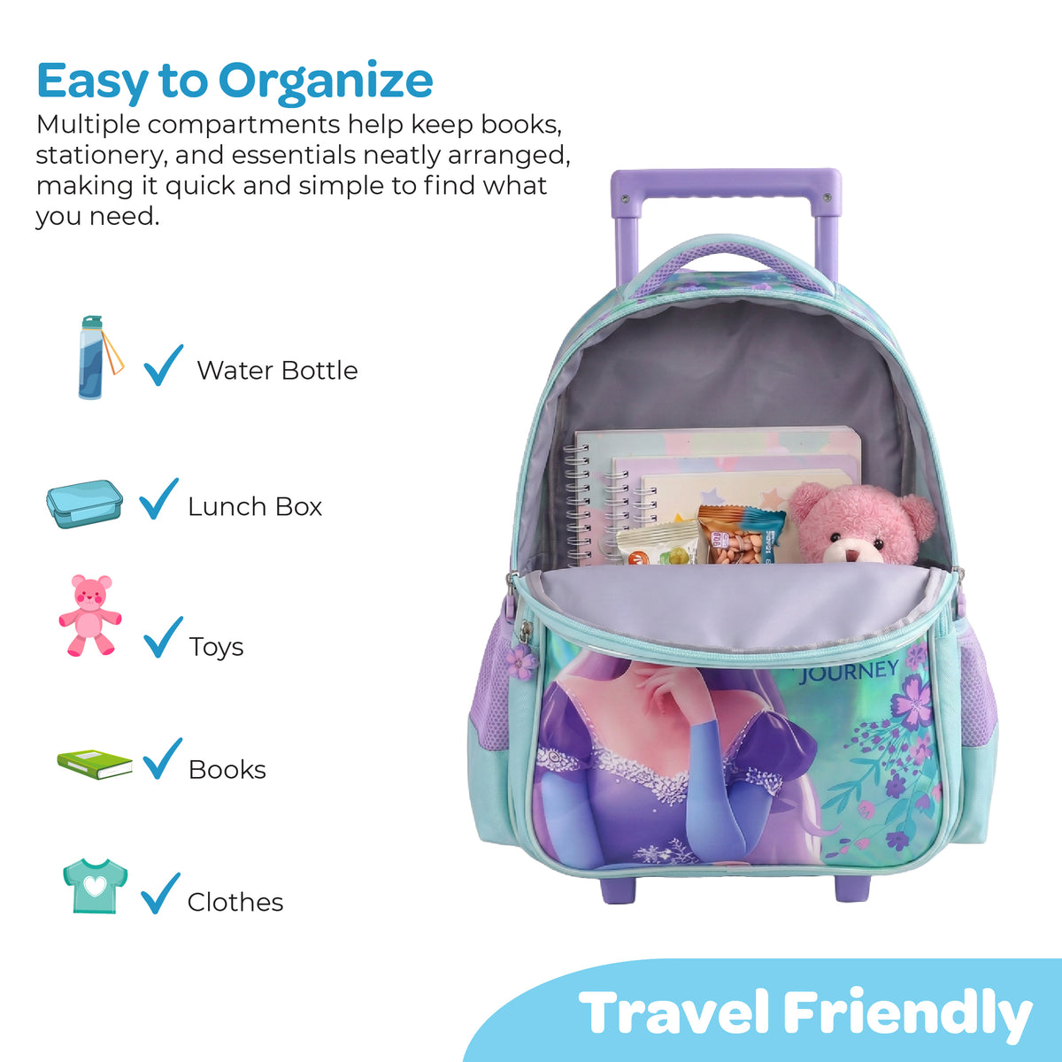 MOON Elsa 3 in 1 Trolley Set