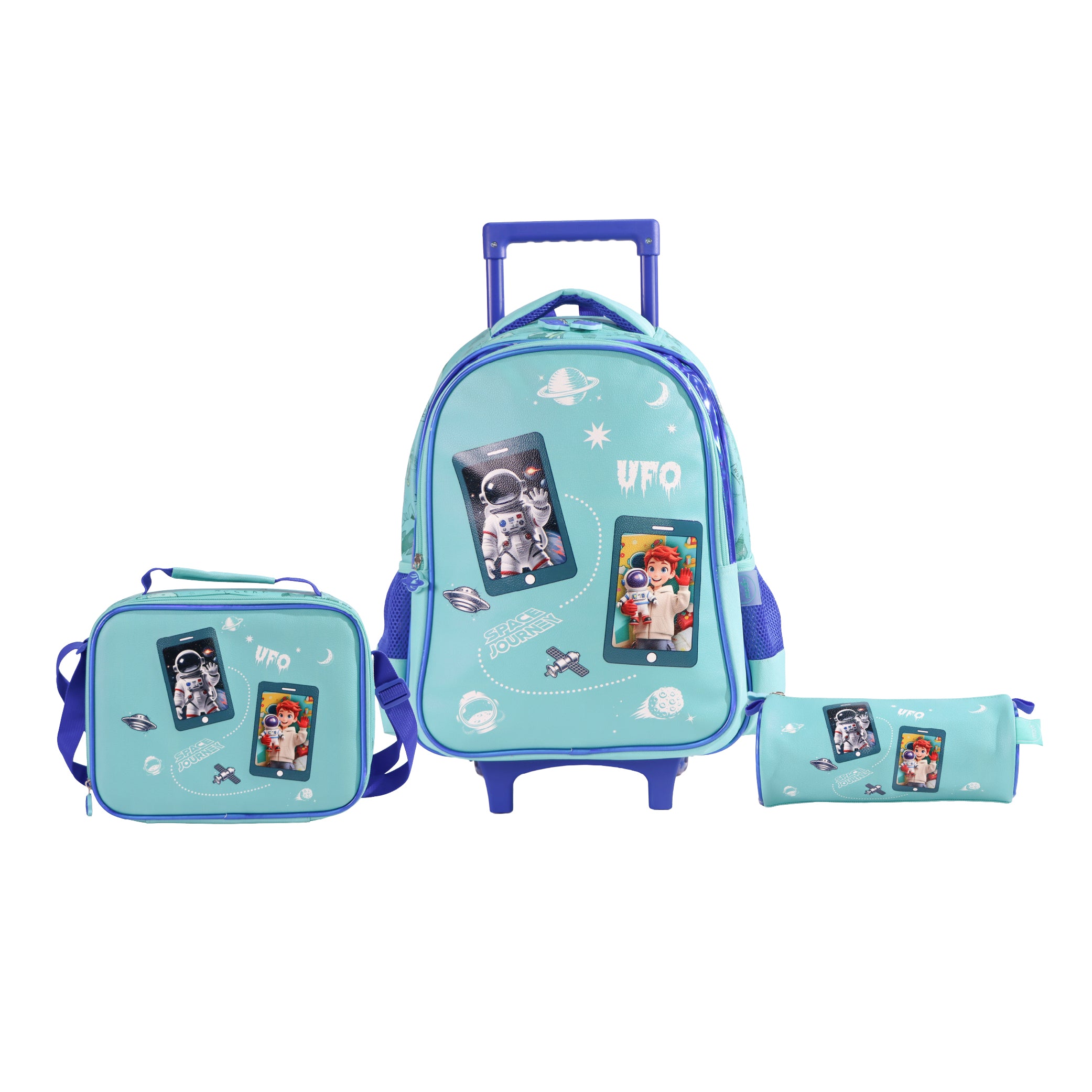 MOON Astronaut 3-in-1 Trolley School Bag Set