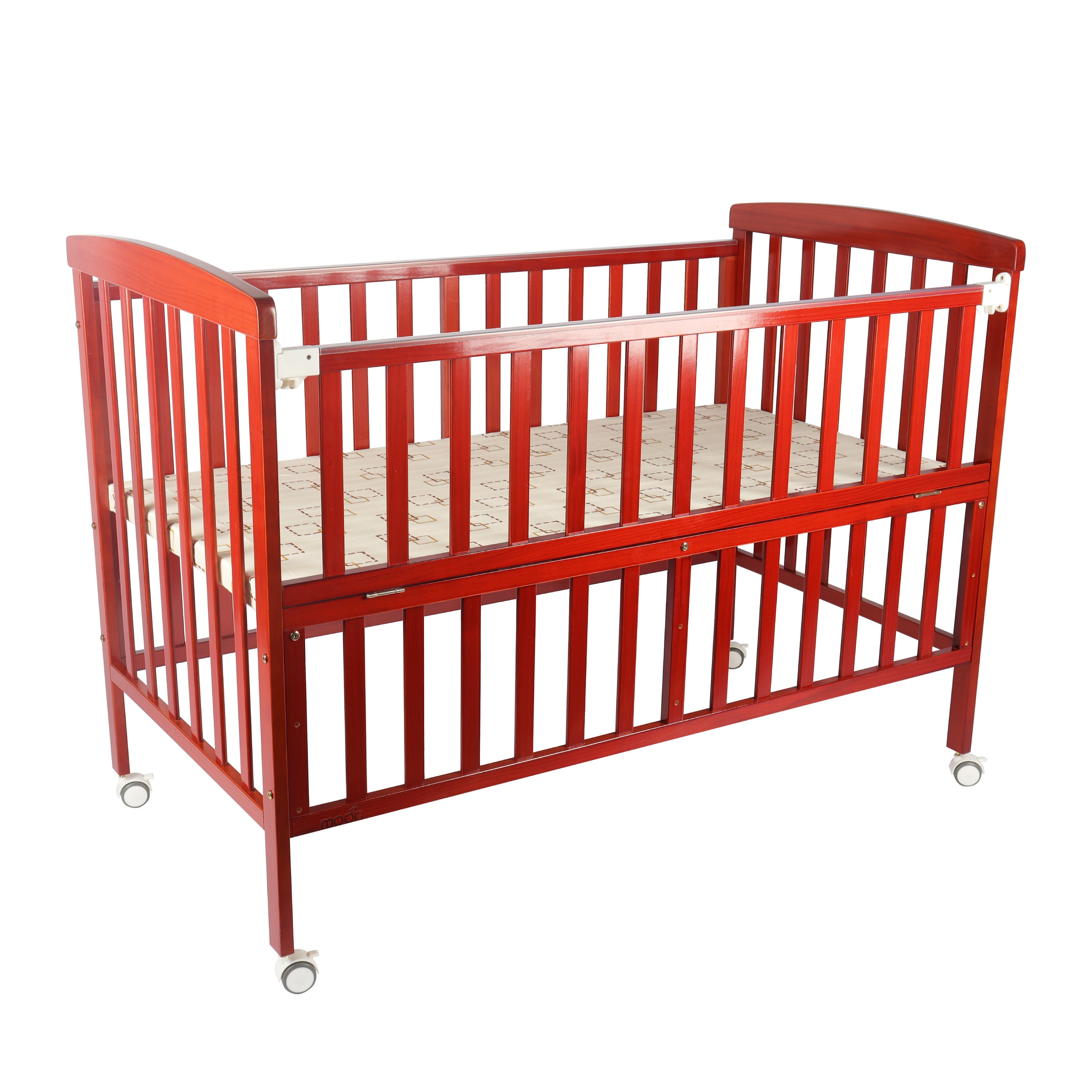 MOON Wooden Portable crib(129X69X96 cm) -Natural wood - The Moon Brand™