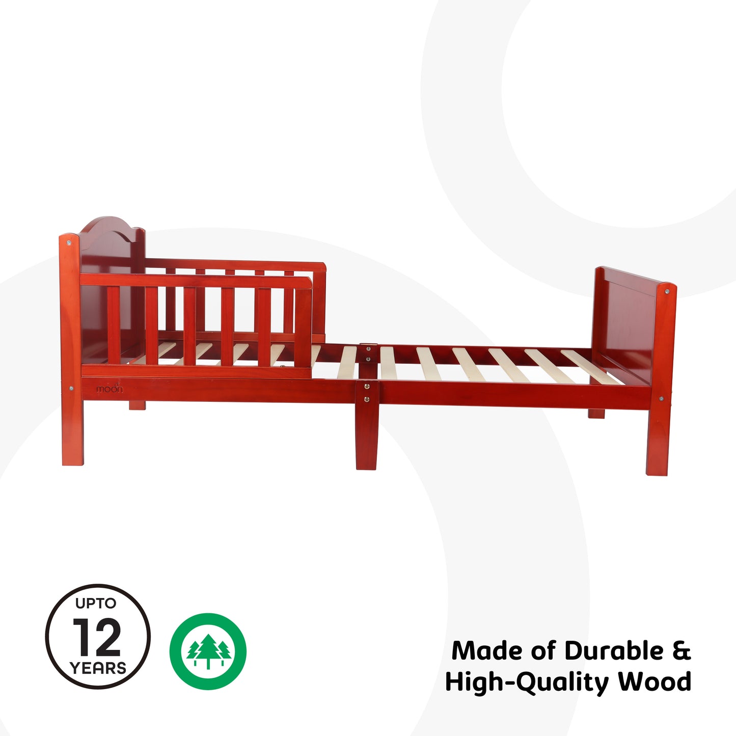 Wooden Toddler Bed(143 x 73 x 60)-Natural wood
