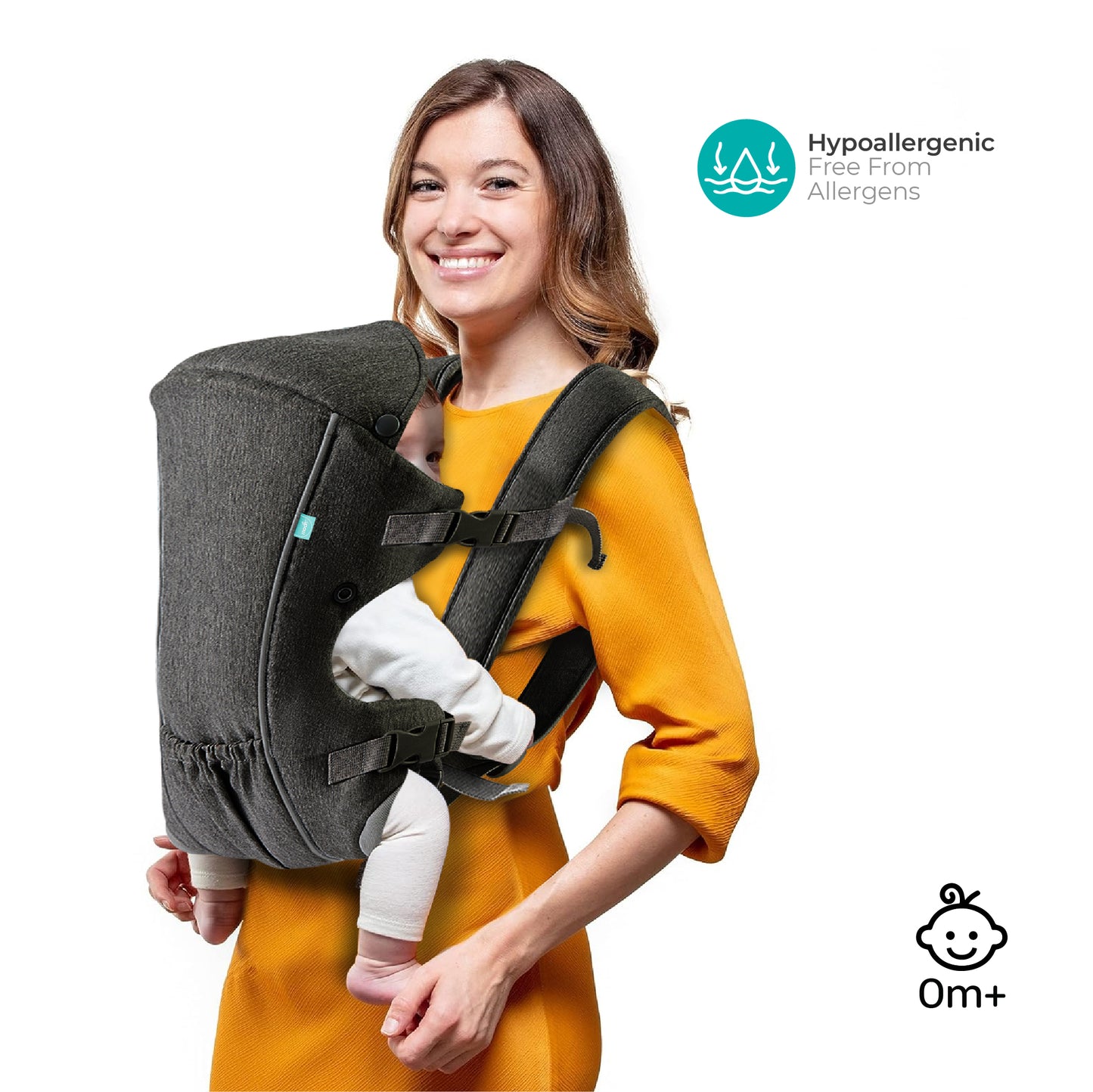 KaryGo 2 in 1- baby Carrier- Grey