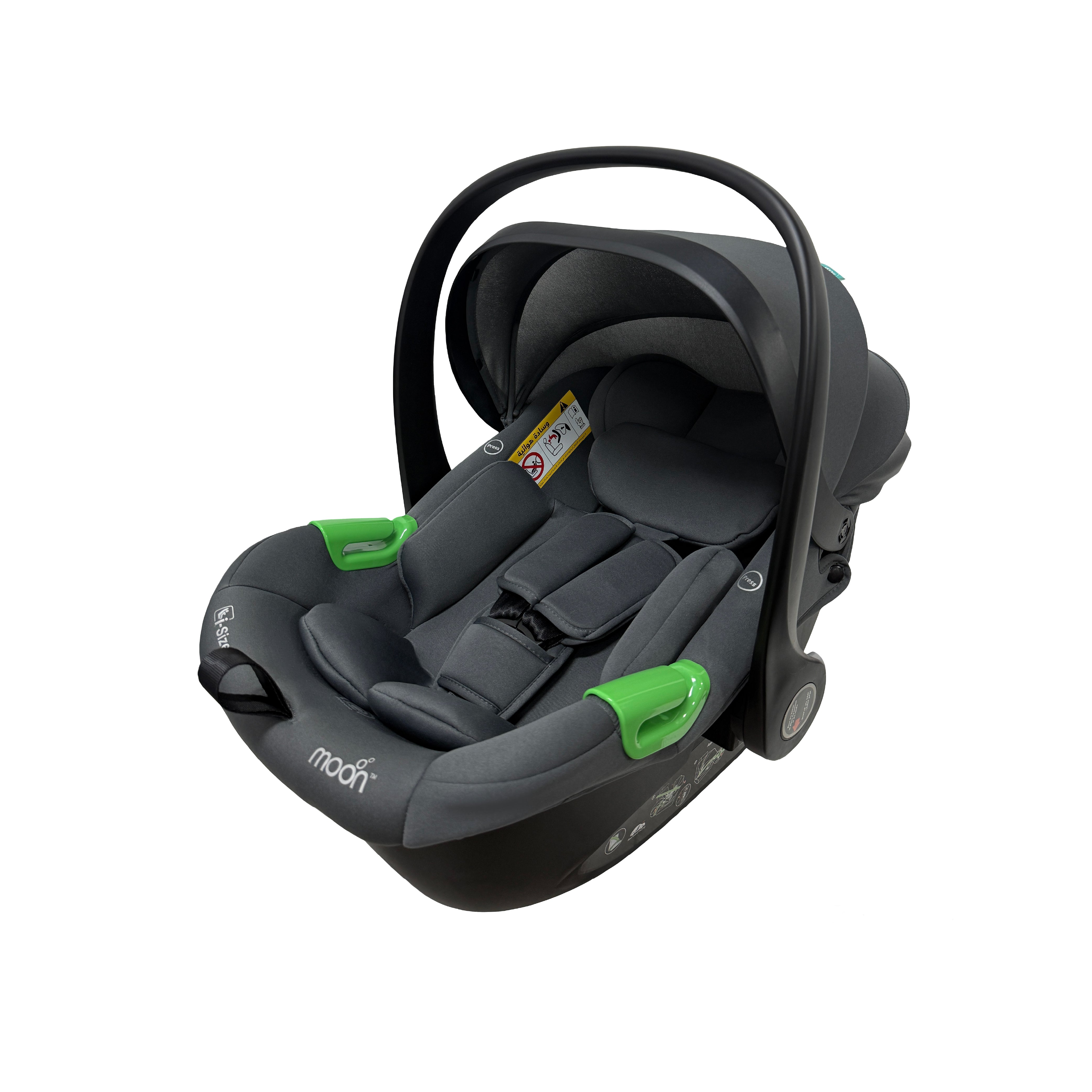 MOON Kozento Baby Carrier/Car Seat - Grey