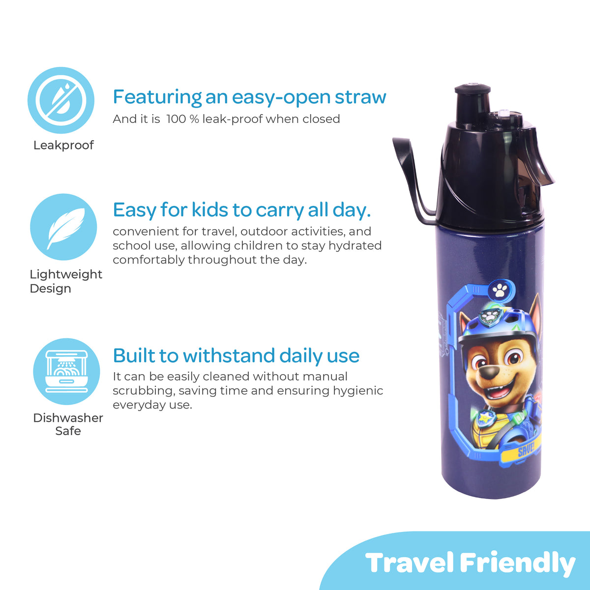 MOON Kids Mist Spray Water Bottle 500ml