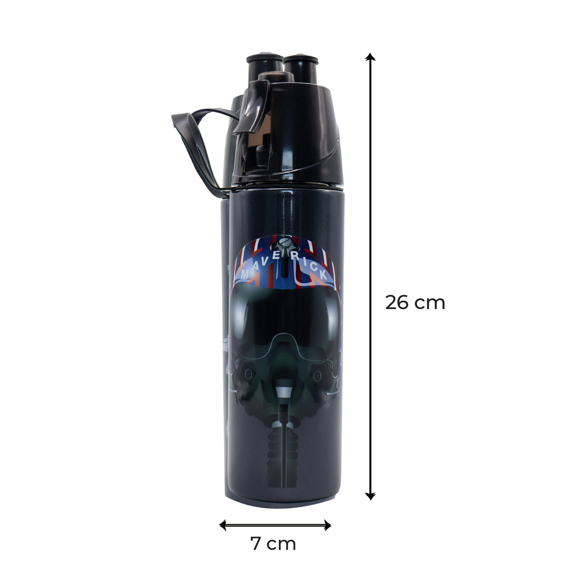 MOON Top Gun Kids Spray Mist Water Bottle 500ml