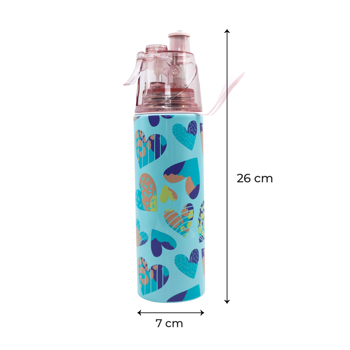 MOON Kids Mist Spray Water Bottle 500ml Stainless Steel
