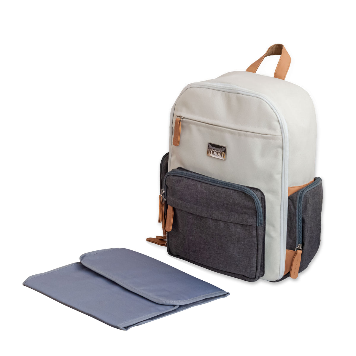 MOON Pronto Autofold Stroller (Leaf Pattern) / ROCCO Diaper Backpack / Organic Cellular Blanket (75 x 100 CM) / Baby Grooming Kit - The Moon Brand™