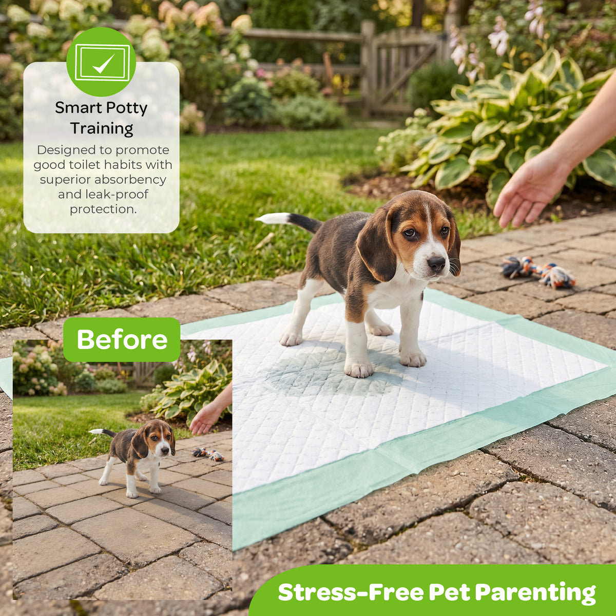 MOON Pawzi Pet Training Pads – Super Absorbent