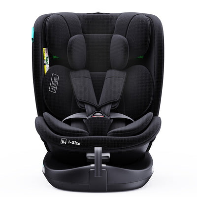 The Moon Brand Gyro Pro i-Size 360° Rotating Car Seat w/ISOFIX for 40-150cm-Black/Grey