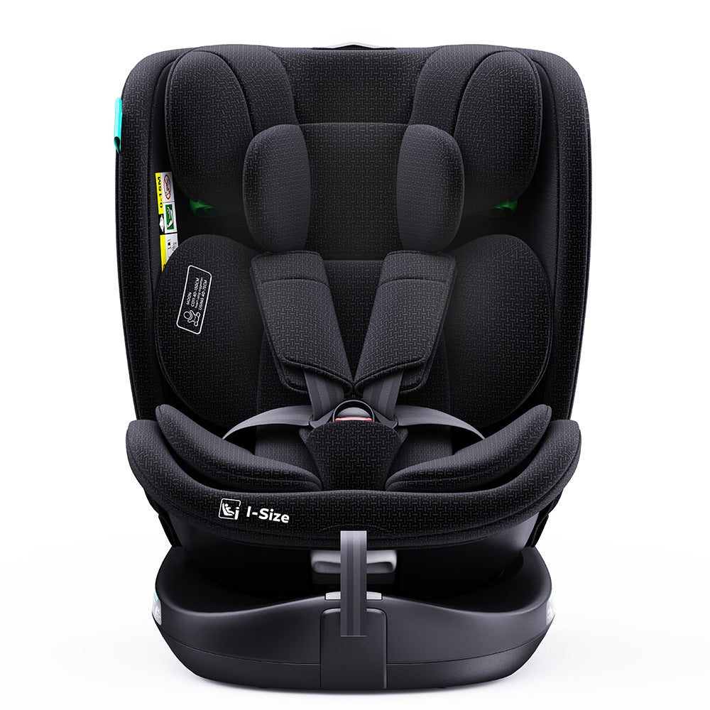 The Moon Brand Gyro Pro i-Size 360° Rotating Car Seat w/ISOFIX for 40-150cm-Black - The Moon Brand™