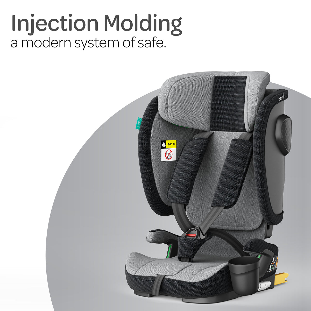 MOON Folda Max ECE R129 i-Size Foldable Car Seat with ISOFIX & Top Tether - The Moon Brand™