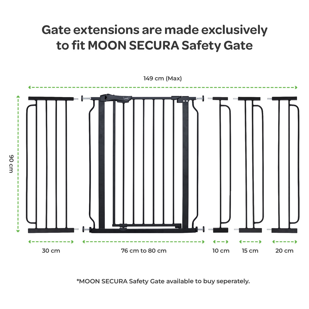 MOON Secura Safety Gate extension 10 cm