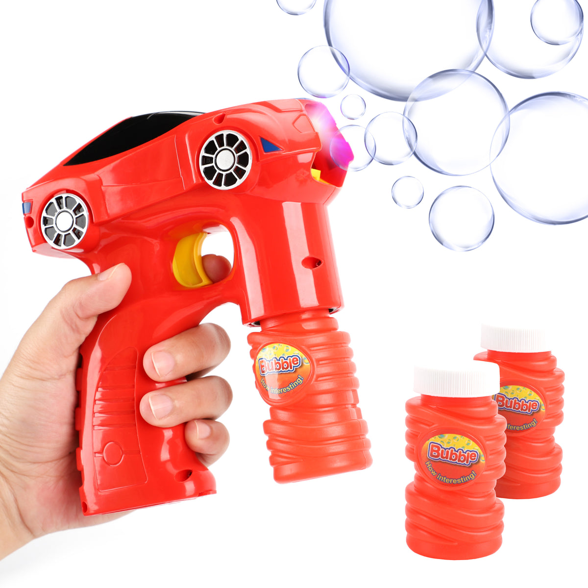 MOON Raptor Bubble toys- Red - The Moon Brand™