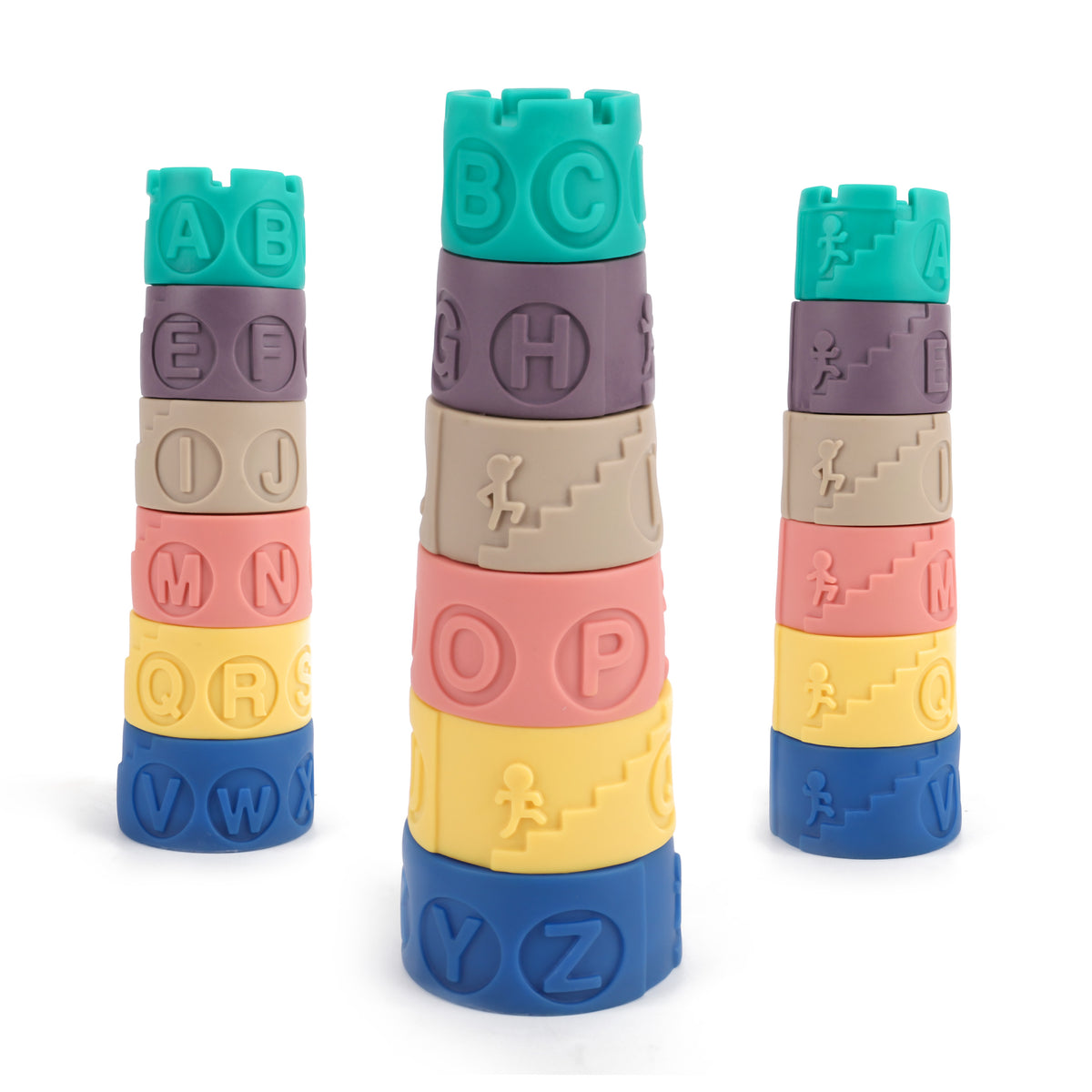 MOON baby alphabet colorful blocks - The Moon Brand™