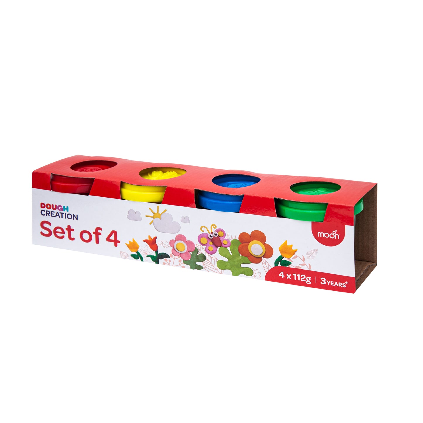 MOON Kid's Dough CREATION SET F 4 ,4 X 84 G.