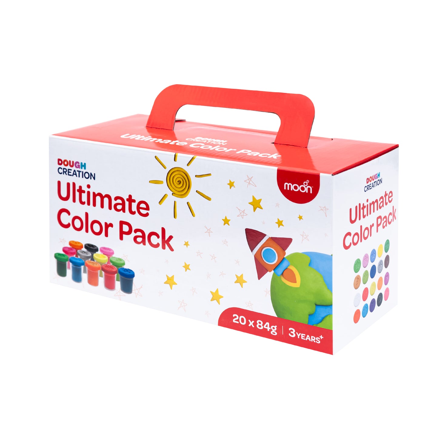 MOON Kid's Dough CREATION SET F 4 ,4 X 84 G.