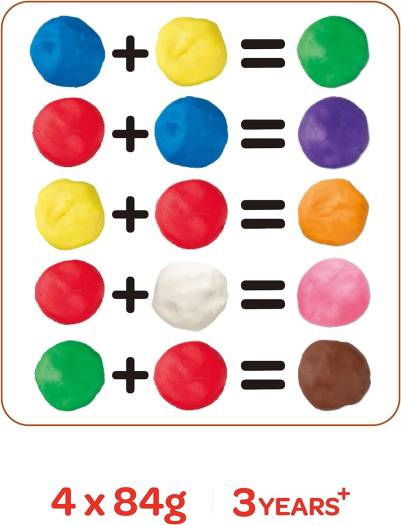 MOON Kid's Dough CREATION SET F 4 ,4 X 84 G.