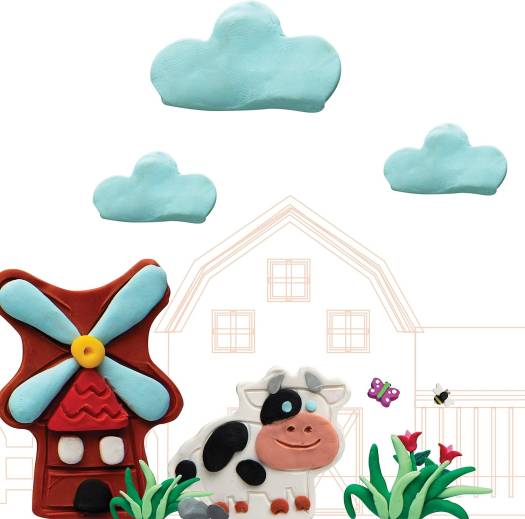 MOON Kid's Dough CREATION SET F 4 ,4 X 84 G.