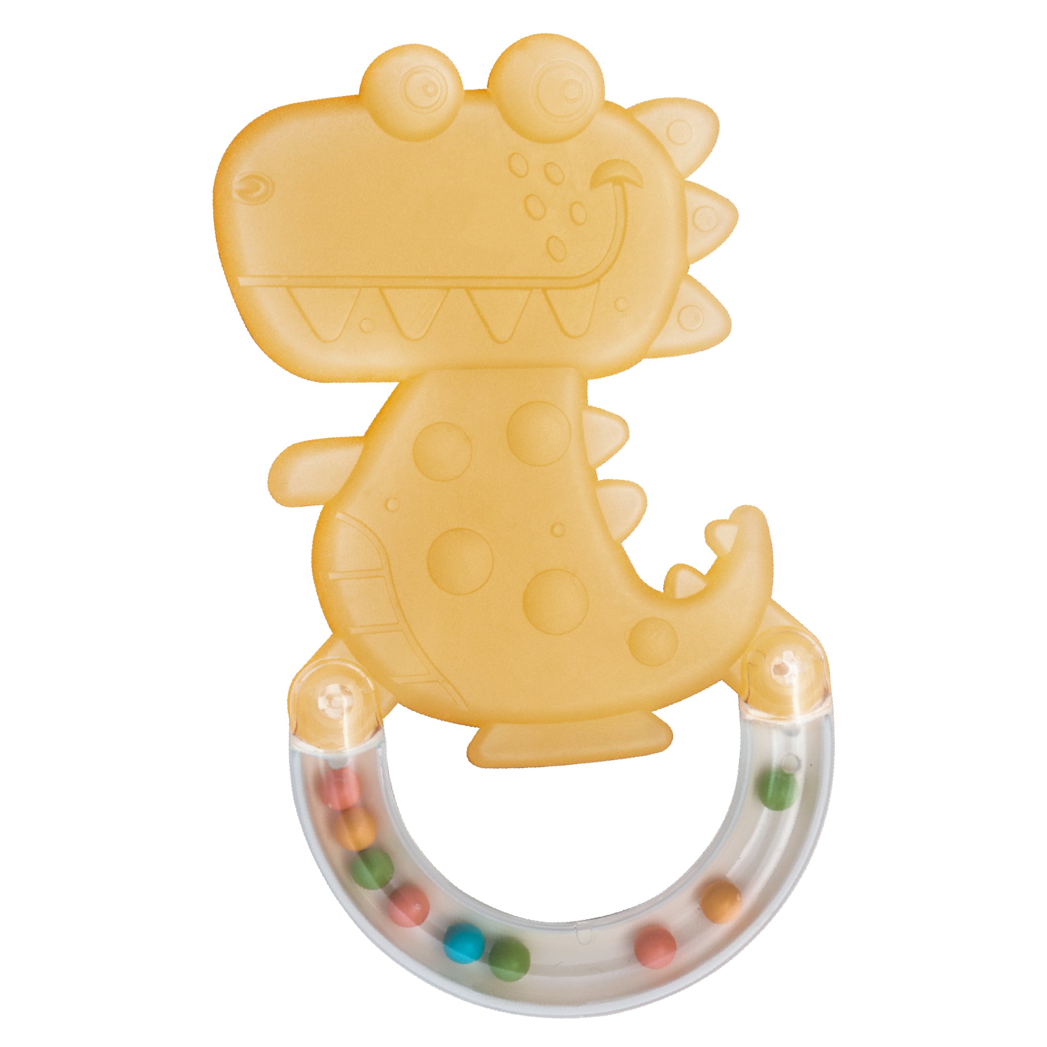 MOON Animal teether rattle toy - Dino - The Moon Brand™