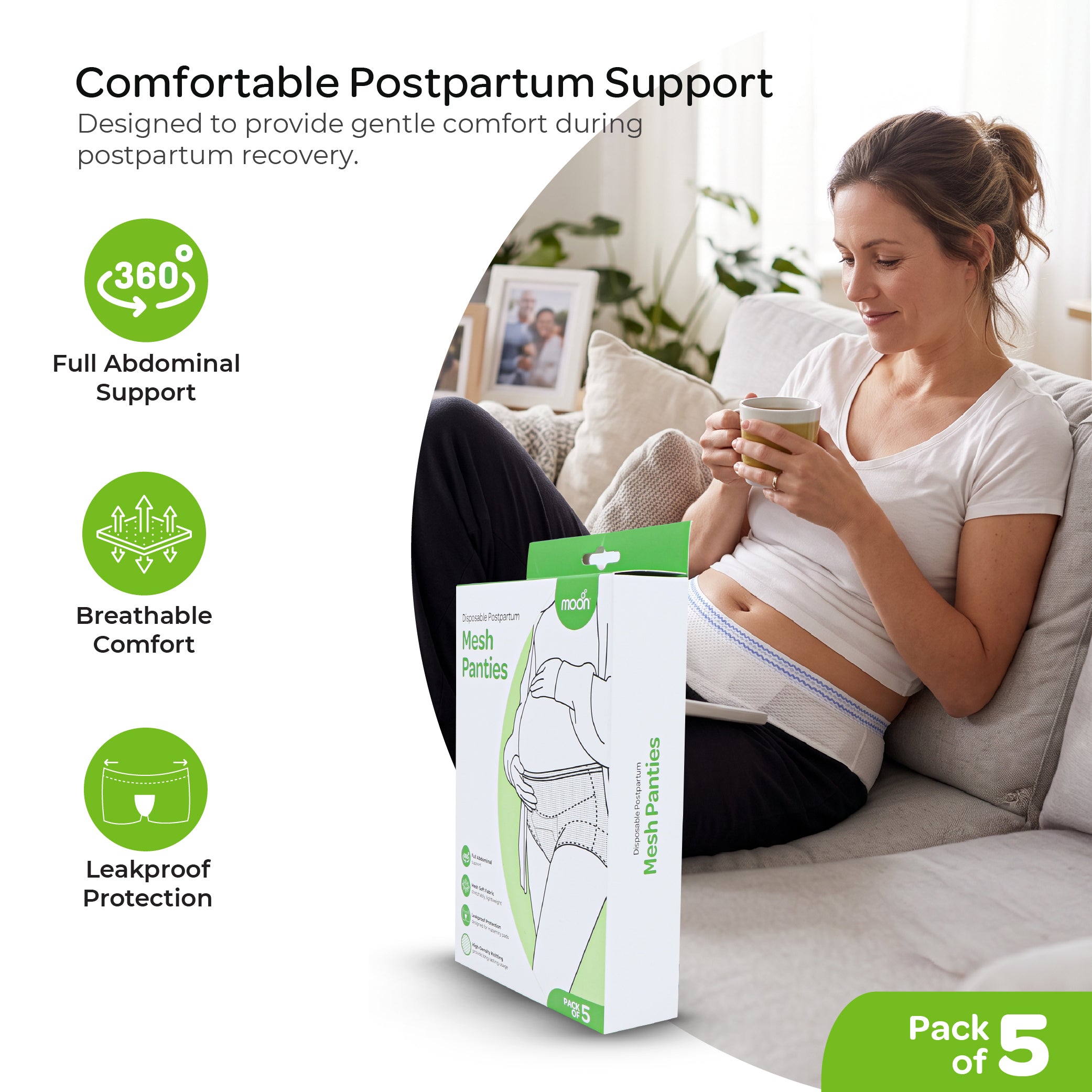 MOON Disposable Postpartum Mesh Panties